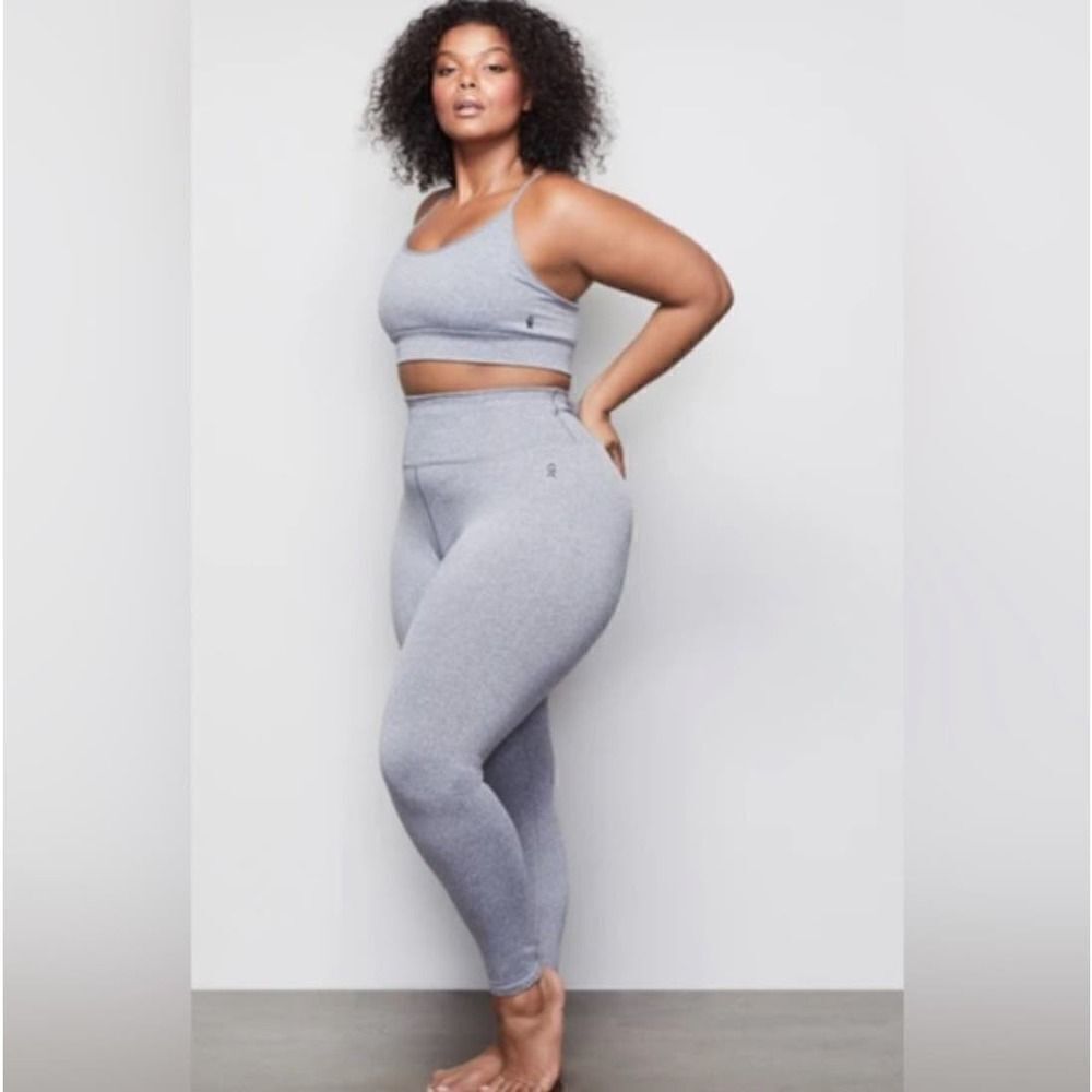 Good American Seamless Leggings in Heather Gray - Size: 2/3 - Picture 13 of 13